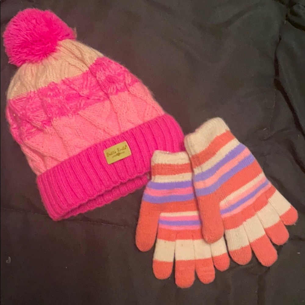 Beanie and gloves